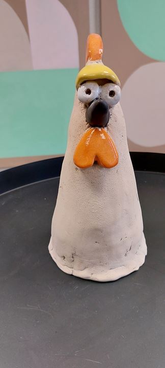 Grote afbeelding Kip met oranje kam